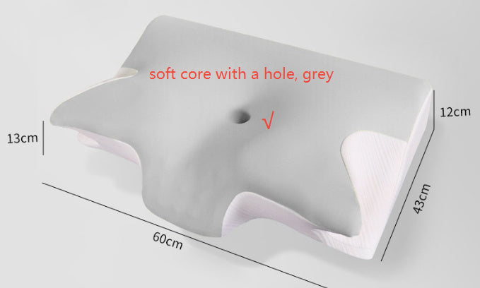 KTX-613139 Memory Foam Sleeping Pillow - Soft Space Cotton, Various Colors Available