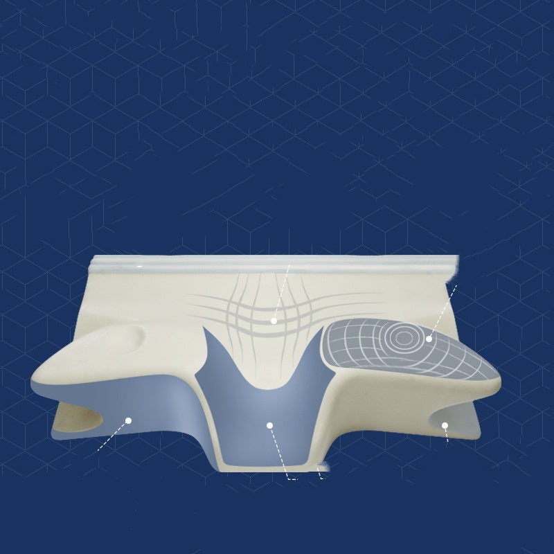 KTX-613139 Memory Foam Sleeping Pillow - Soft Space Cotton, Various Colors Available