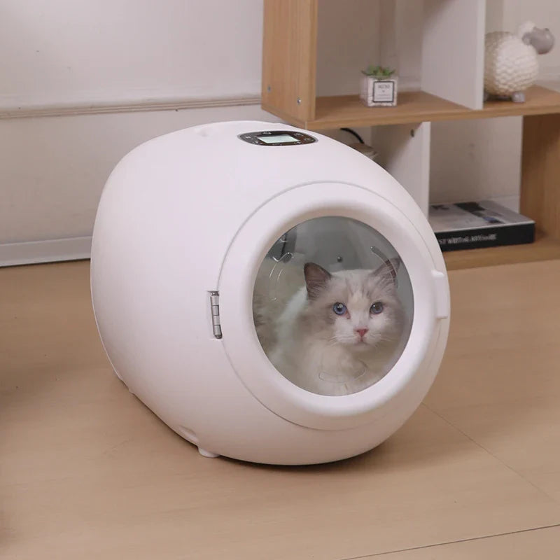 KTX-613587 Eco-Friendly 45L Rechargeable Portable 4-Speed Cat Drying Device for Indoor Use After Bathing