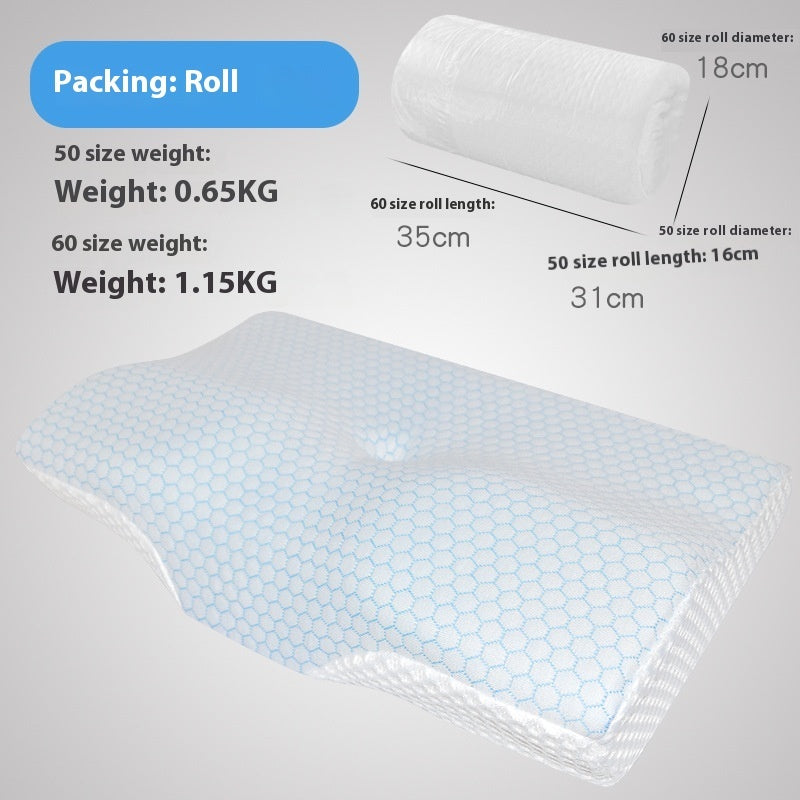 KTX-614163 Butterfly Shaped Memory Foam Pillow for Cervical Support with Rebound Technology