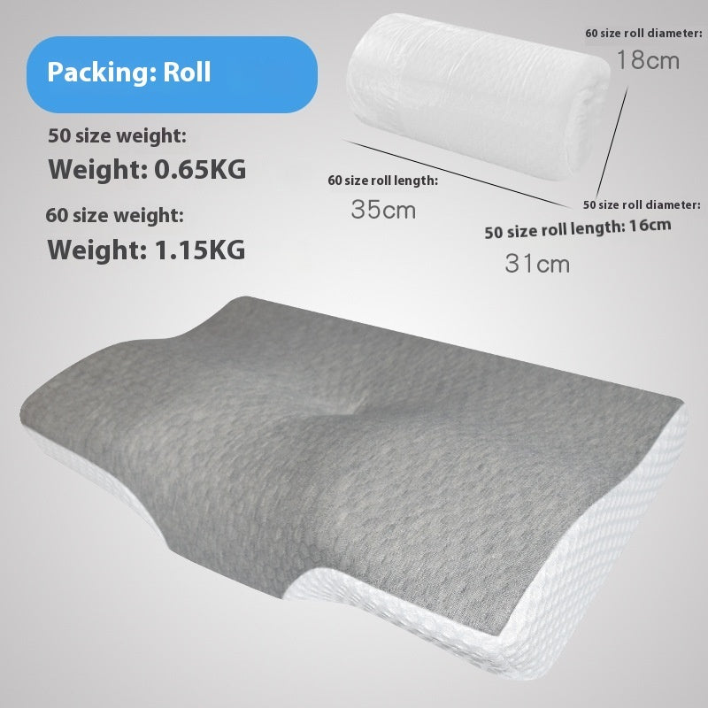 KTX-614163 Butterfly Shaped Memory Foam Pillow for Cervical Support with Rebound Technology