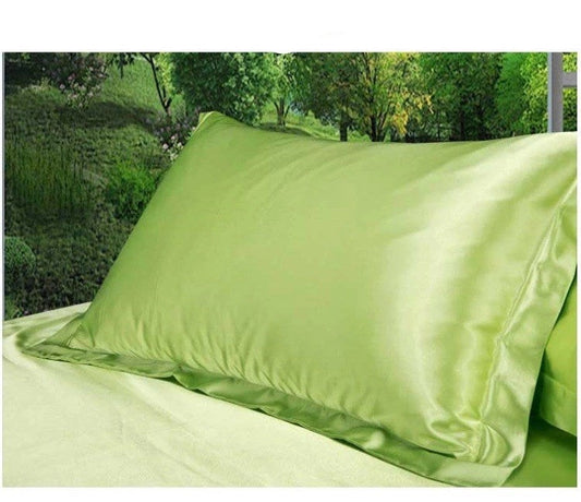 KTX-614483 Silk Satin Feel Single Pillowcase Made from Soft Polyester Fiber