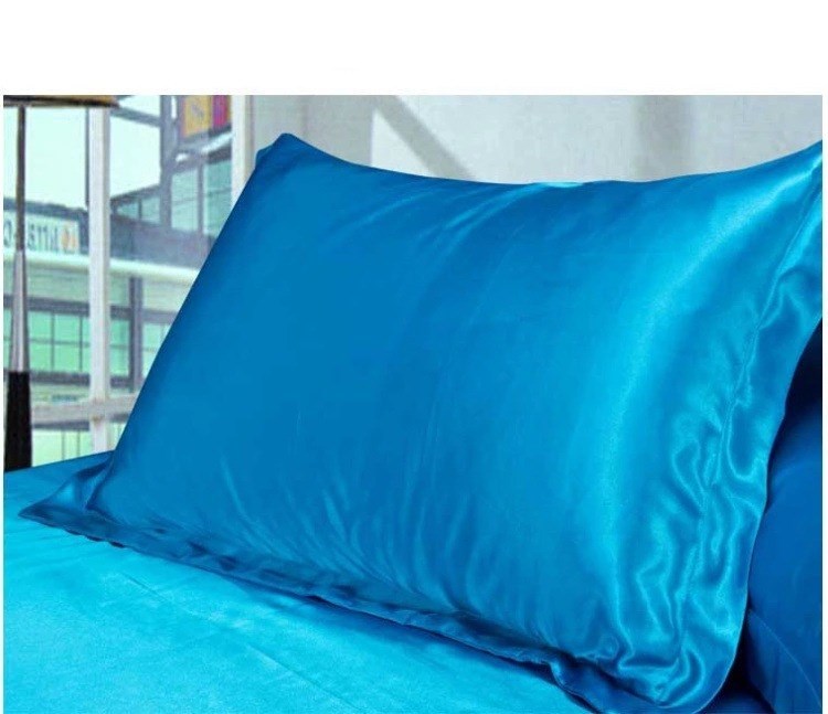 KTX-614483 Silk Satin Feel Single Pillowcase Made from Soft Polyester Fiber