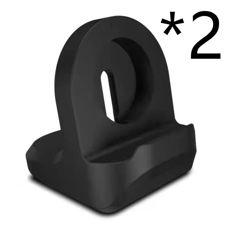 KTX-614547 Silicone Charging Stand for Apple Devices - Compact Desktop Base in Red, Dark Blue, Pink