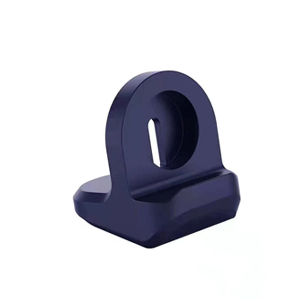 KTX-614547 Silicone Charging Stand for Apple Devices - Compact Desktop Base in Red, Dark Blue, Pink