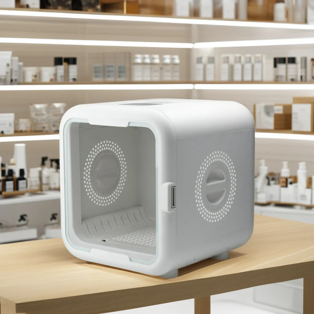 KTX-614739 Automatic Pet Hair Drying Machine for Small Animals and Cats with Grooming Brushes