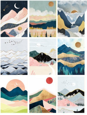 KTX-615187 Fabric Partition Curtain for Bedroom, Bathroom, and Kitchen – Versatile Polyester Fiber Design, Multiple Sizes & Abstract Patterns Available