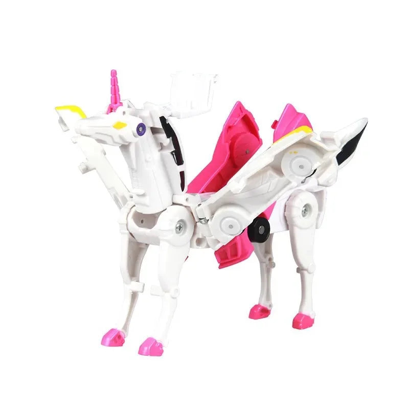 KTX-615891 Transforming Unicorn Car Toy for Kids - Fun Deformation Action Figure, Ages 3+