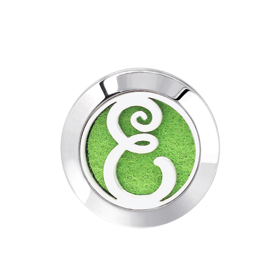 KTX-616467 Hollow Design Stainless Steel Cufflinks for Aromatherapy with Essential Oil Chamber