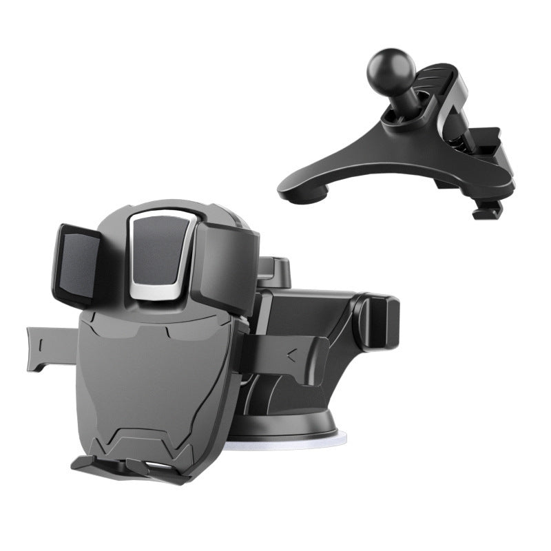 KTX-616851 3-in-1 Suction Cup Air Outlet Phone Holder for Car and Home Use - Fits 60MM-90MM Screens