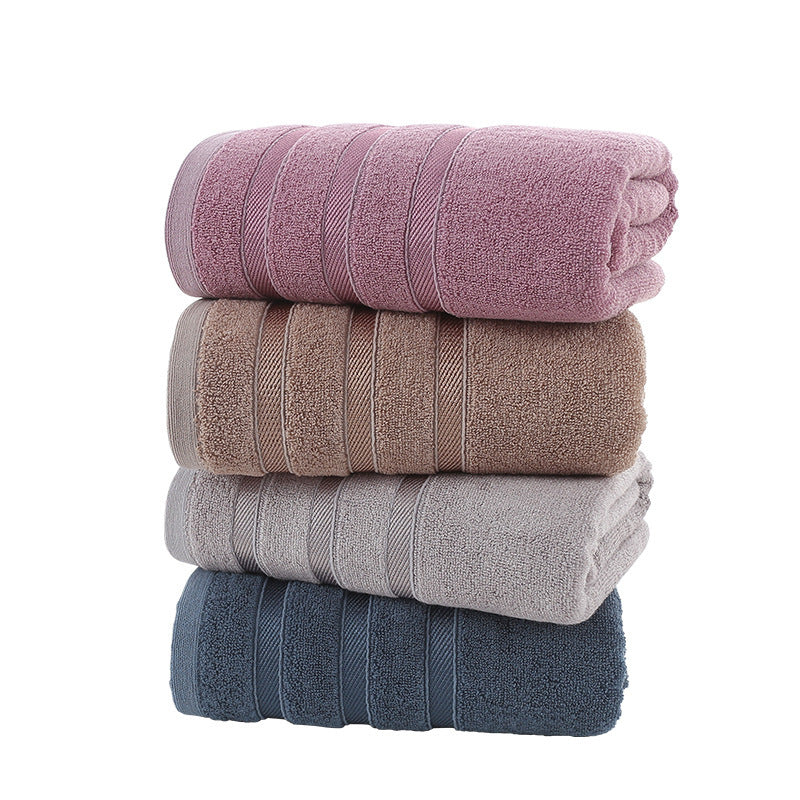 KTX-617363 Bamboo Fiber Bath Towel – Super Absorbent, Soft, Available in Blue, Purple, Gray, and Brown (70x140 cm)
