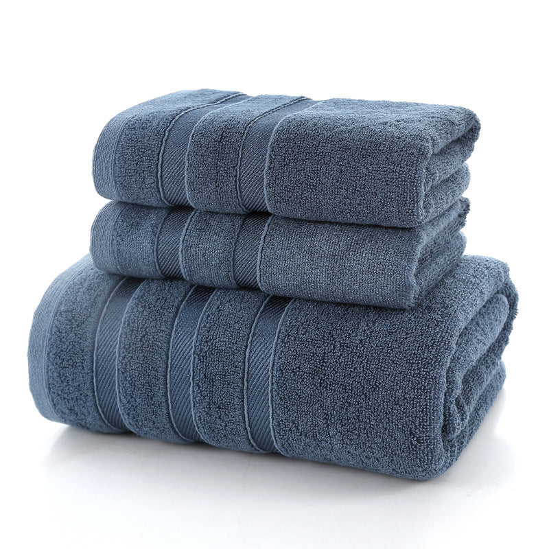 KTX-617363 Bamboo Fiber Bath Towel – Super Absorbent, Soft, Available in Blue, Purple, Gray, and Brown (70x140 cm)