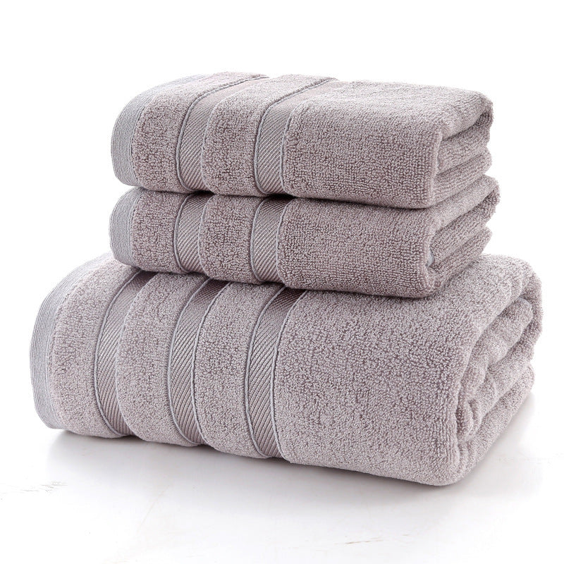 KTX-617363 Bamboo Fiber Bath Towel – Super Absorbent, Soft, Available in Blue, Purple, Gray, and Brown (70x140 cm)