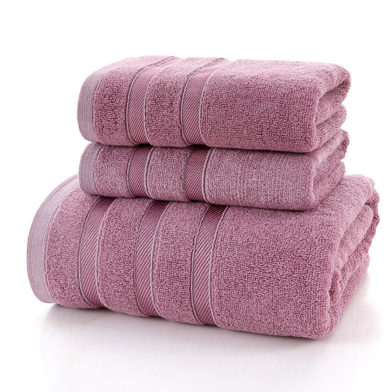 KTX-617363 Bamboo Fiber Bath Towel – Super Absorbent, Soft, Available in Blue, Purple, Gray, and Brown (70x140 cm)