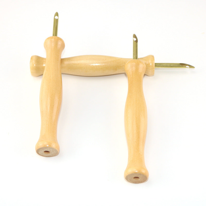 KTX-617619 Poke Needle Embroidery Set with Bamboo Ring and Accessories for Creative Crafting