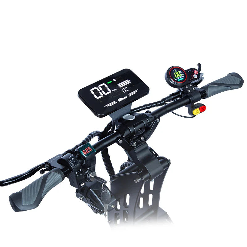 KTX-617811 Foldable Electric Scooter X13 with 70-130KM Range and 40Ah Battery, 15km/h Max Speed, Aluminum Alloy Construction