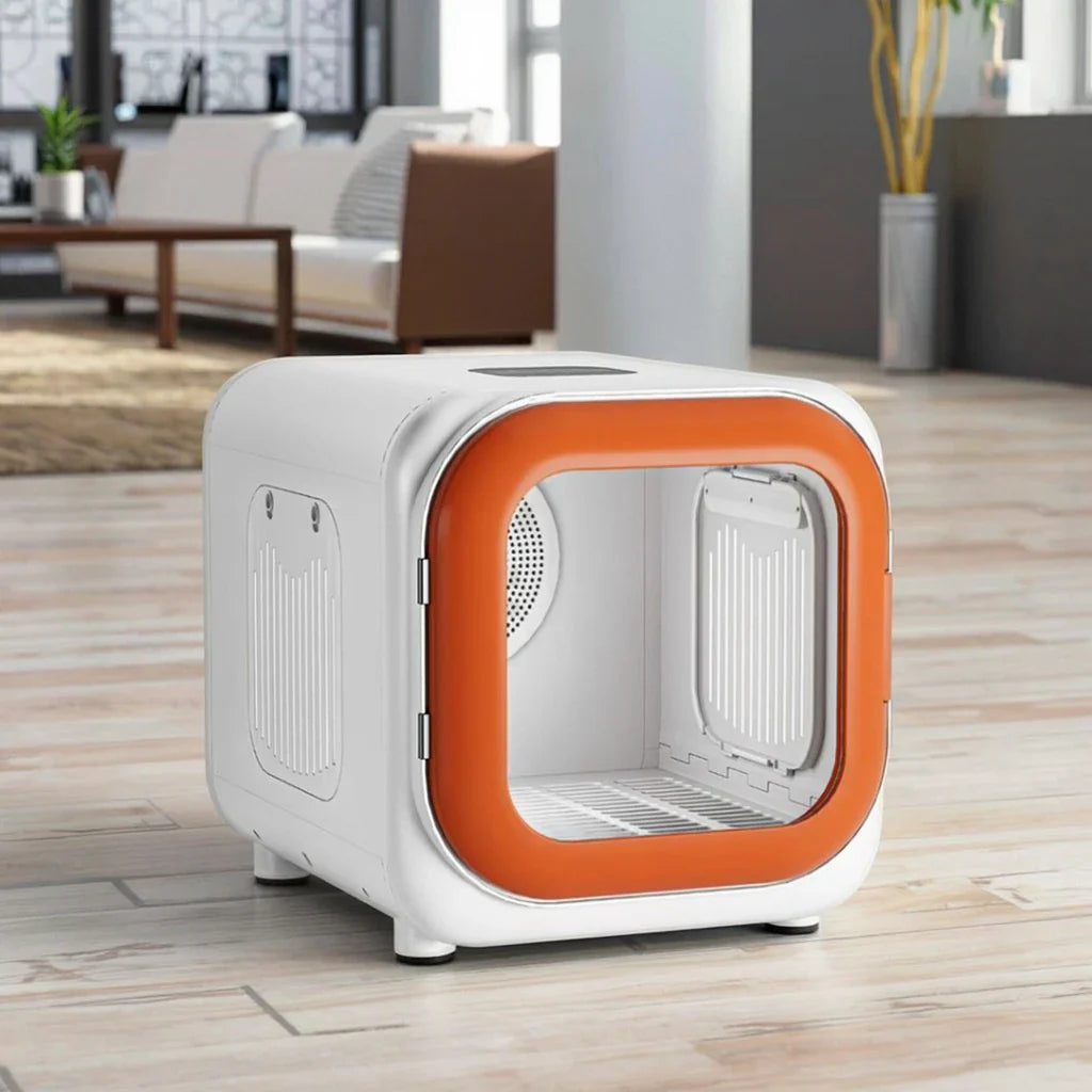 KTX-618195 Automatic Eco-Friendly Ultra Quiet Pet Hair Dryer Box for Dogs and Cats, 7kg Capacity, 220V Electric