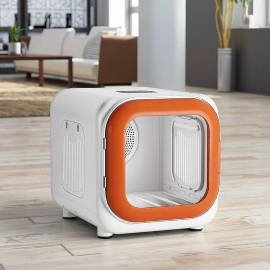 KTX-618195 Automatic Eco-Friendly Ultra Quiet Pet Hair Dryer Box for Dogs and Cats, 7kg Capacity, 220V Electric