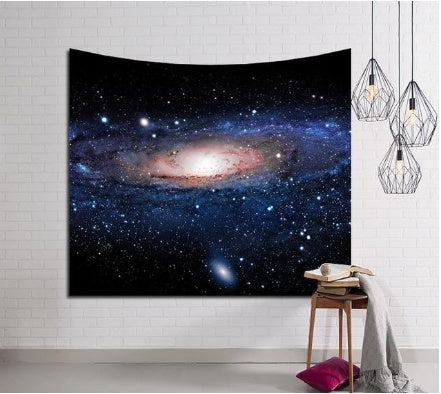 KTX-618643 Milky Way Polyester Tapestry - Various Sizes Available (150x100cm, 150x130cm, 150x230cm)