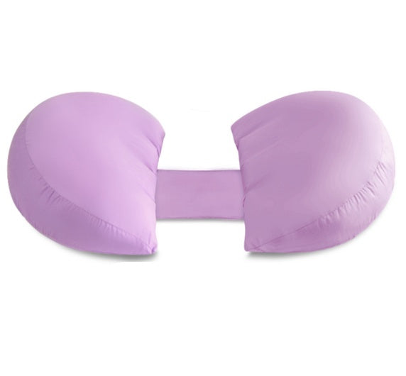 KTX-618771 Adjustable Multifunctional Pregnancy Pillow - 100% Cotton Cover, High Elastic Cotton Filling, Antibacterial Liner