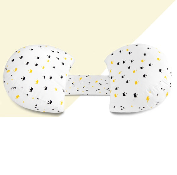KTX-618771 Adjustable Multifunctional Pregnancy Pillow - 100% Cotton Cover, High Elastic Cotton Filling, Antibacterial Liner