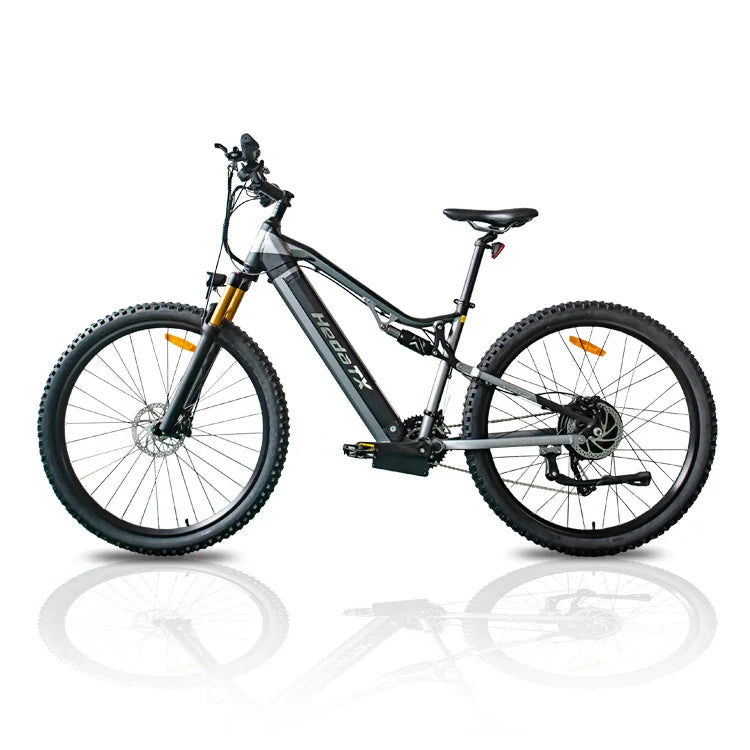 KTX-619411 29-Inch Full Suspension Electric Mountain Bike with Aluminum Alloy Frame and 27 Speed Gears