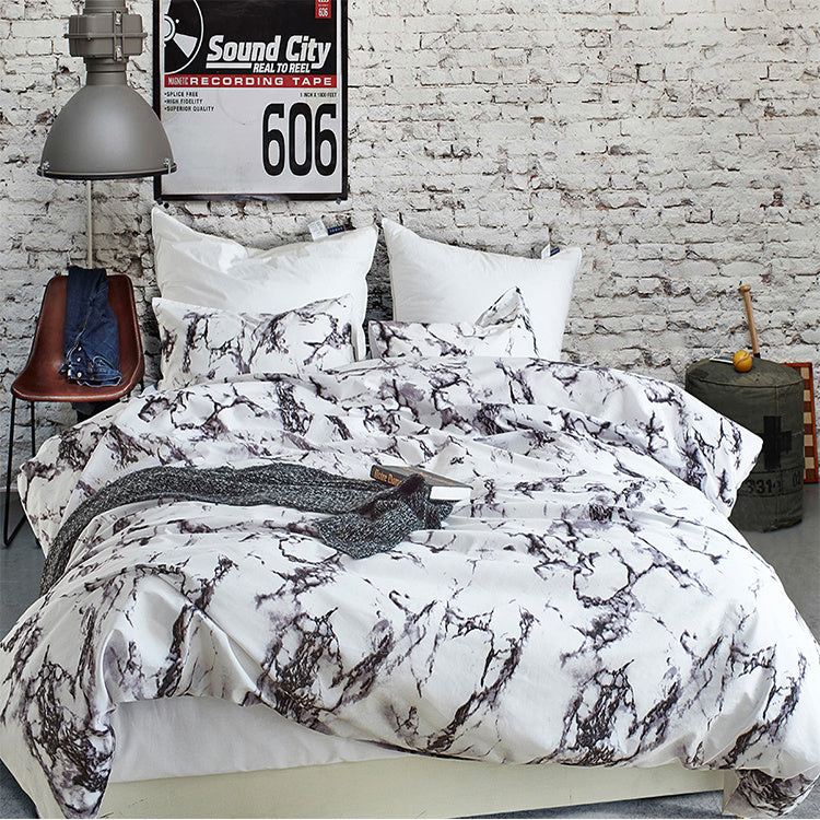 KTX-621011 Floral Polyester Duvet Cover Set - 3-Piece Bedding Collection