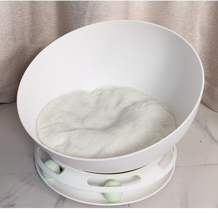 KTX-621523 Multifunctional Semi-Closed Cat Nest - Durable ABS and PP Resin Design