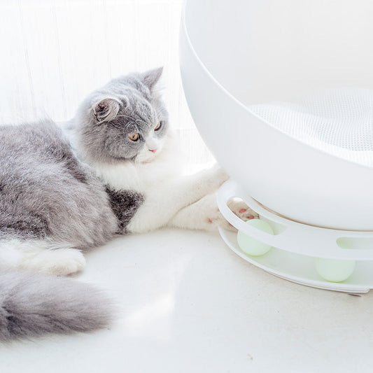 KTX-621523 Multifunctional Semi-Closed Cat Nest - Durable ABS and PP Resin Design