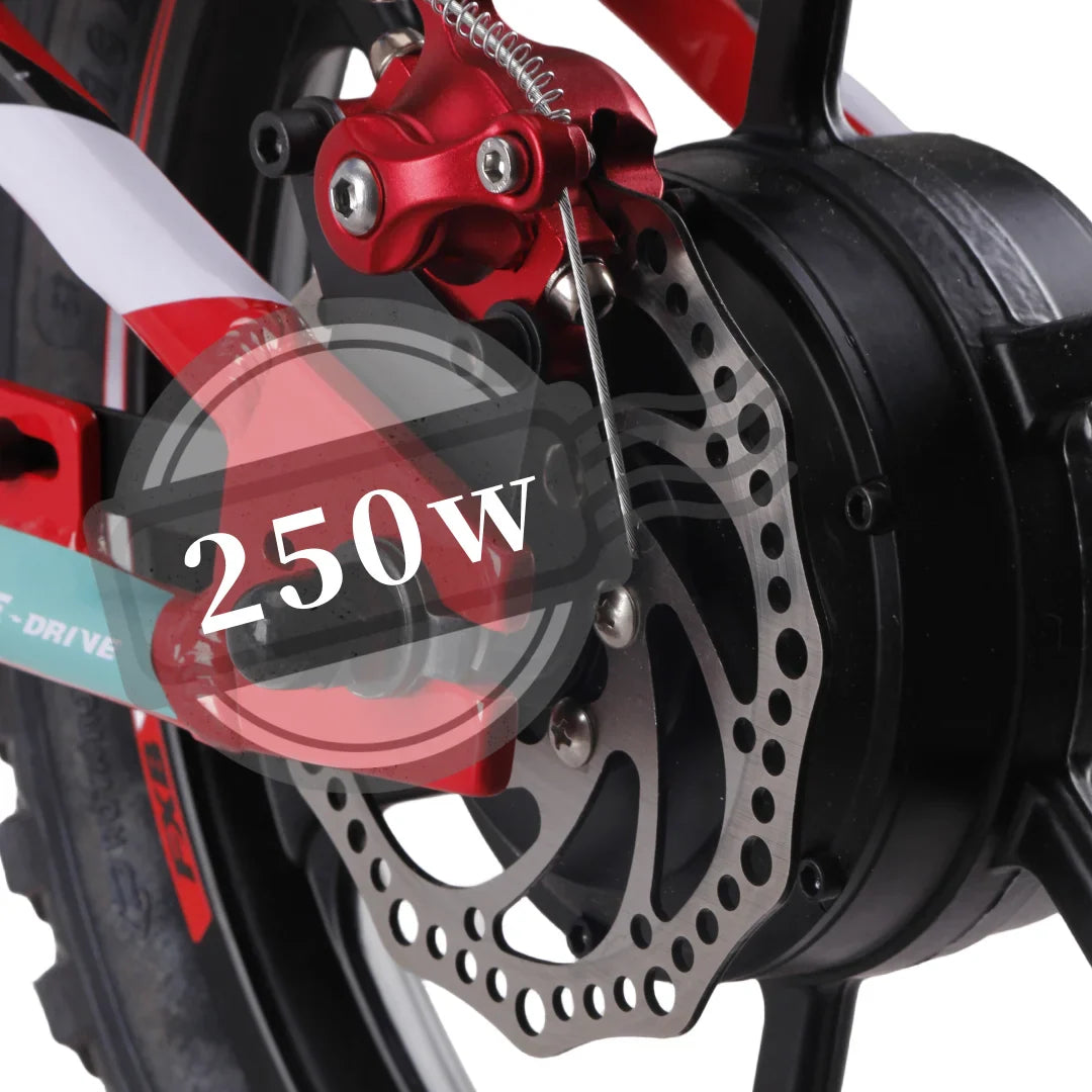 KTX-623955 Kid Electric Balance Bike 12/16 Inch 36V 2.5Ah/5.0Ah Aluminum Alloy Frame with High-Carbon Steel Fork