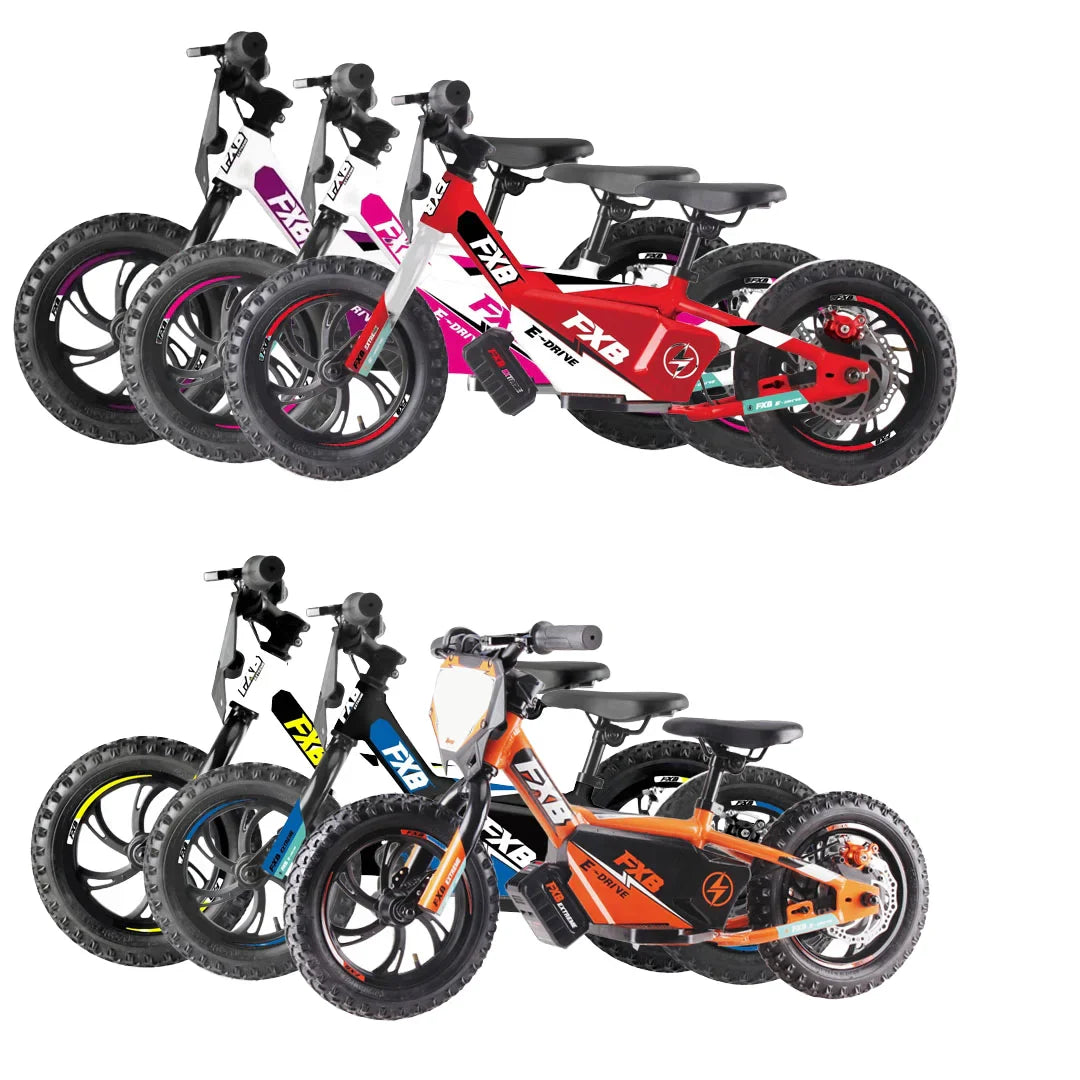 KTX-623955 Kid Electric Balance Bike 12/16 Inch 36V 2.5Ah/5.0Ah Aluminum Alloy Frame with High-Carbon Steel Fork