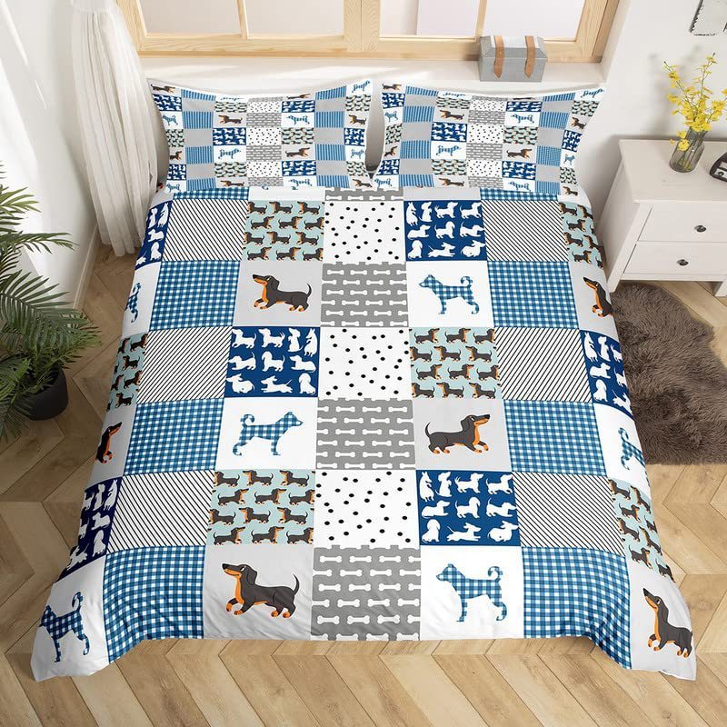 KTX-624851 Cute Animal Print Cartoon Bedding Set - Available in Multiple Sizes