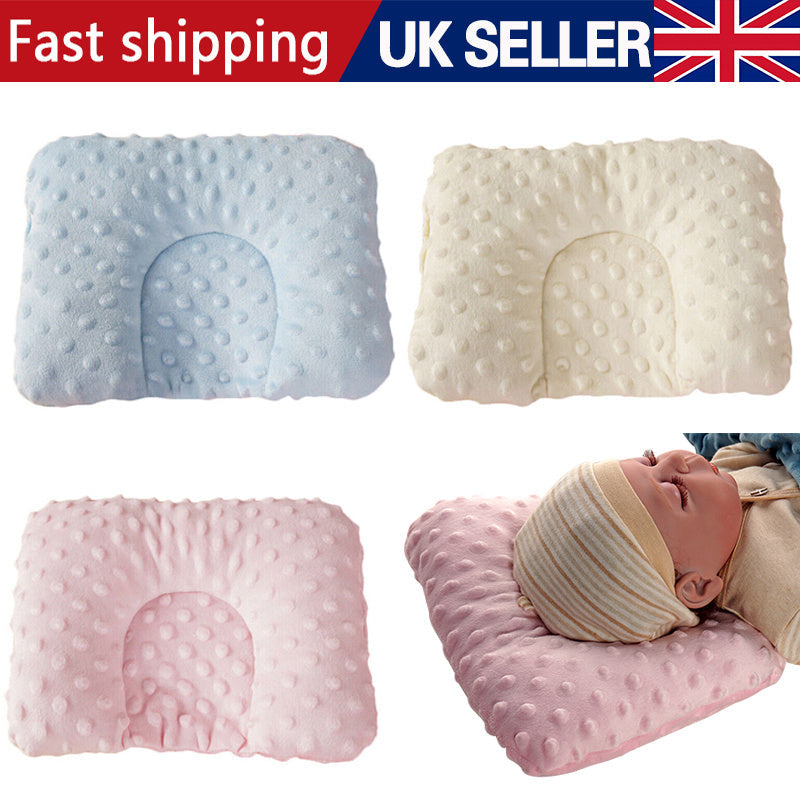 KTX-627155 Newborn Baby Head Support Pillow - Anti-Flat Head Cushion for Comfort and Safety