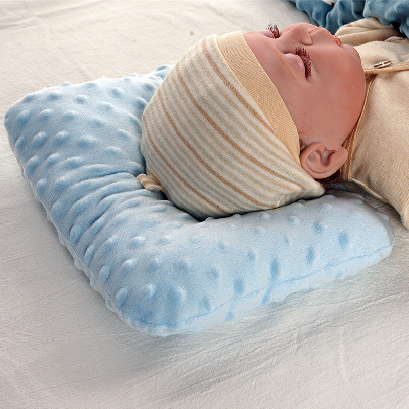 KTX-627155 Newborn Baby Head Support Pillow - Anti-Flat Head Cushion for Comfort and Safety
