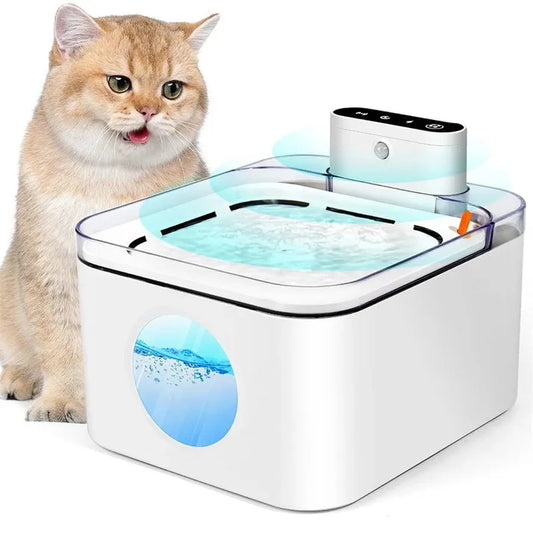 KTX-627603 3L Rechargeable Wireless Pet Water Fountain for Cats and Dogs