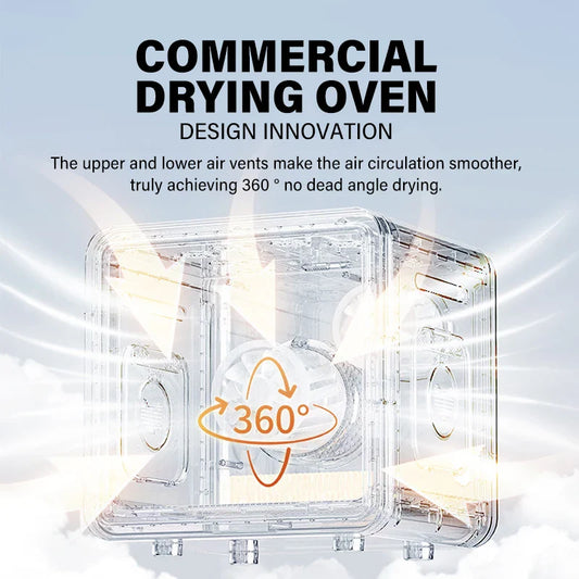 KTX-628243 Automatic Eco-Friendly Pet Dryer Box with Smart Temperature Control for Small Dogs and Cats 360° Hair Drying