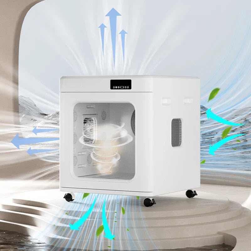 KTX-629395 200L Eco-Friendly Professional Pet Grooming Dryer for Dogs and Cats, Indoor Bathroom Use, 4 Fan Speeds, Time Setting