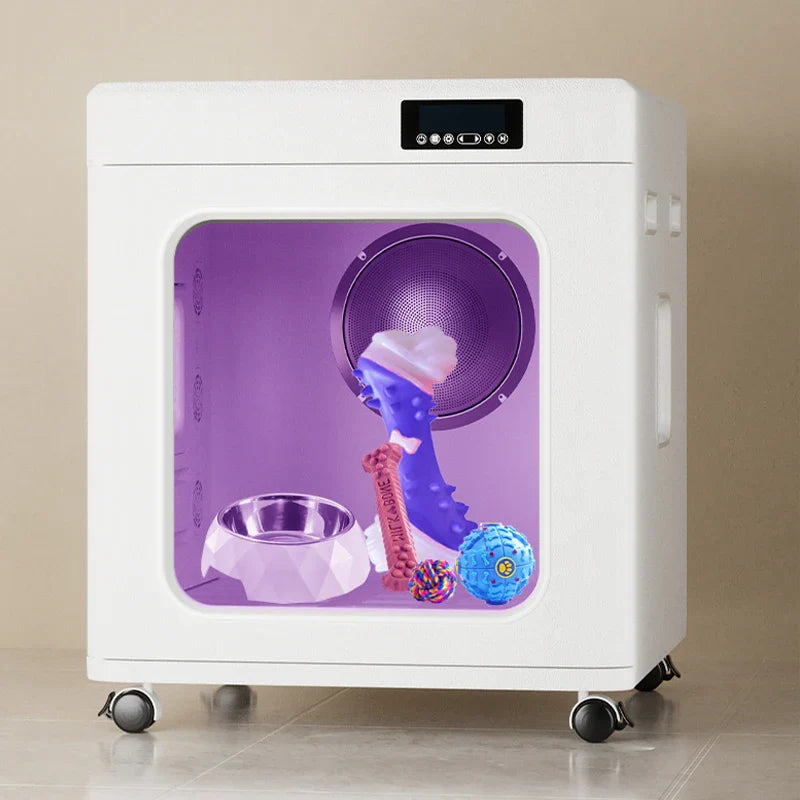 KTX-629395 200L Eco-Friendly Professional Pet Grooming Dryer for Dogs and Cats, Indoor Bathroom Use, 4 Fan Speeds, Time Setting