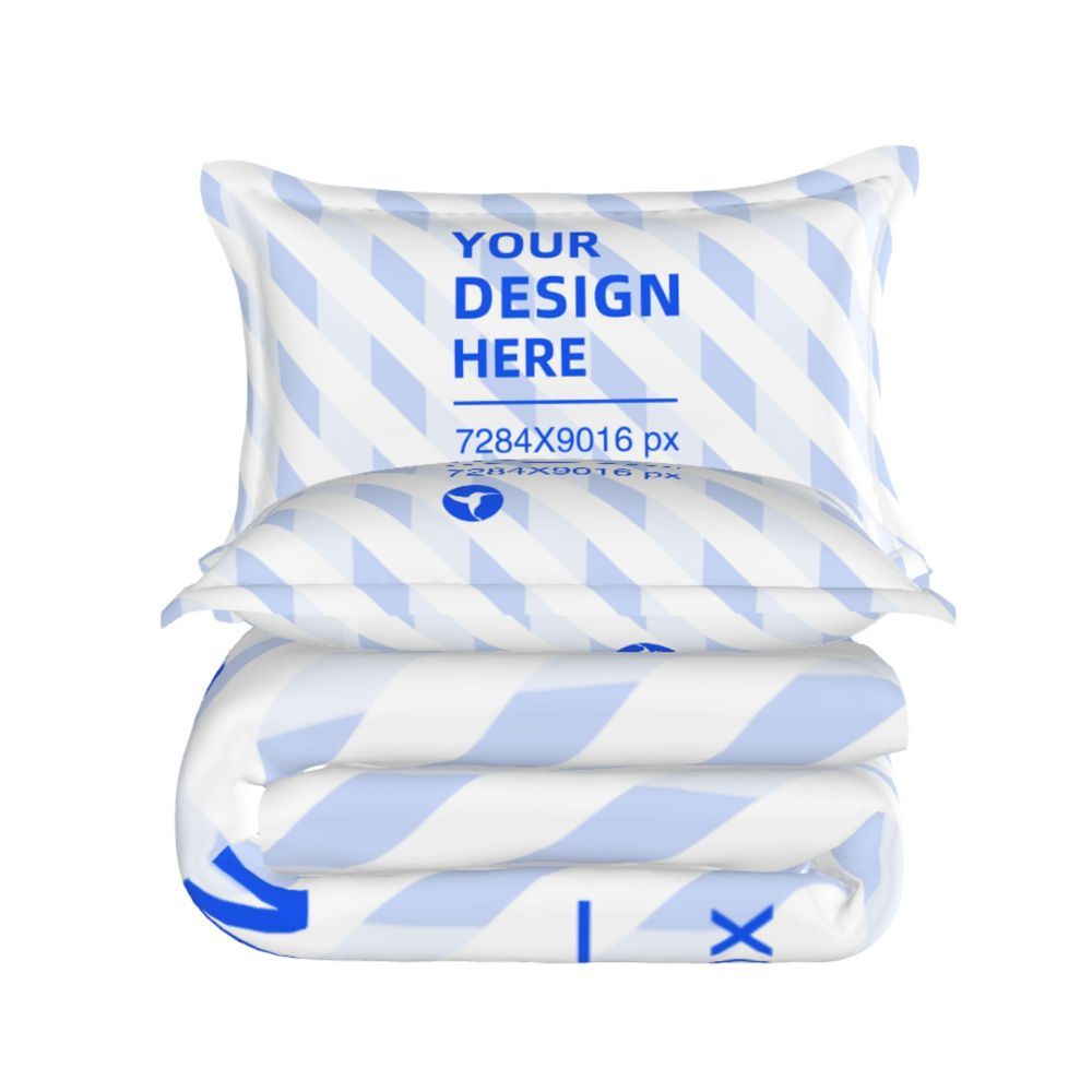 KTX-630291 Skin-Friendly Breathable 86x70in Microfiber Bedding Set with Pillowcases - Vibrant Colors, Soft Comfort