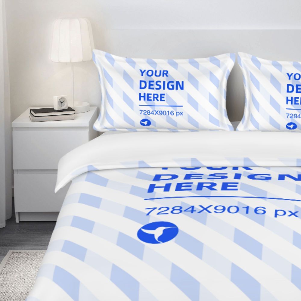 KTX-630291 Skin-Friendly Breathable 86x70in Microfiber Bedding Set with Pillowcases - Vibrant Colors, Soft Comfort