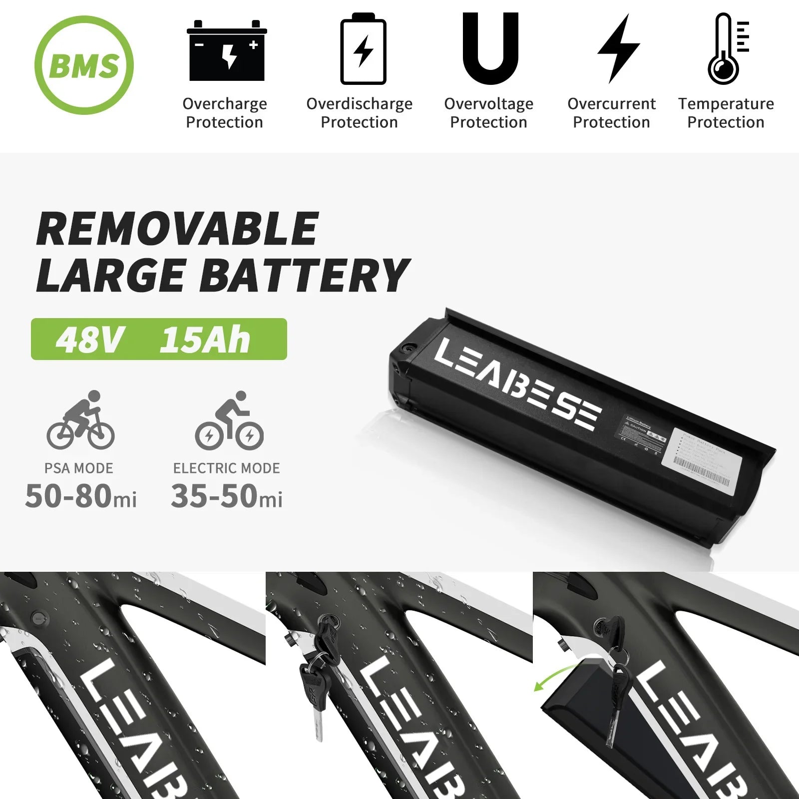 KTX-630995 26 Inch Full Suspension Electric Mountain Bike with Bafang 750W Motor, Aluminum Alloy Frame, 7-Speed Gears