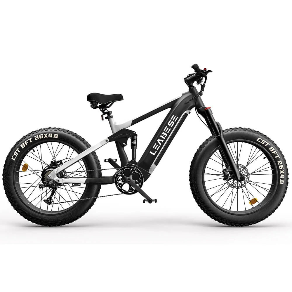 KTX-630995 26 Inch Full Suspension Electric Mountain Bike with Bafang 750W Motor, Aluminum Alloy Frame, 7-Speed Gears