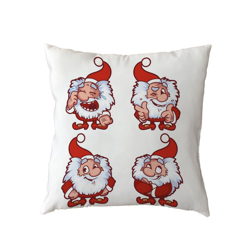 KTX-631123 Holiday Series Christmas Tree Pattern Polyester Pillow Cover, 45x45cm, Blended Fabric