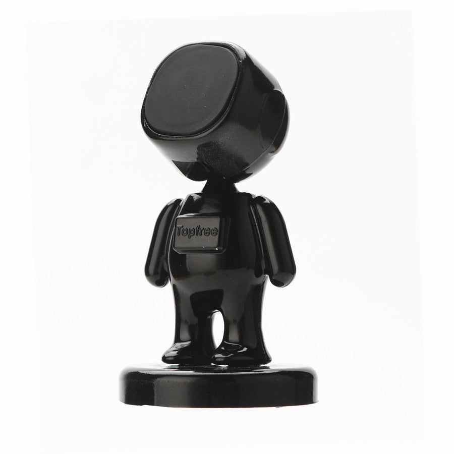 KTX-631507 Universal Portable Mobile Phone Bracket for Cars and Indoor Use - Space White & Night Black