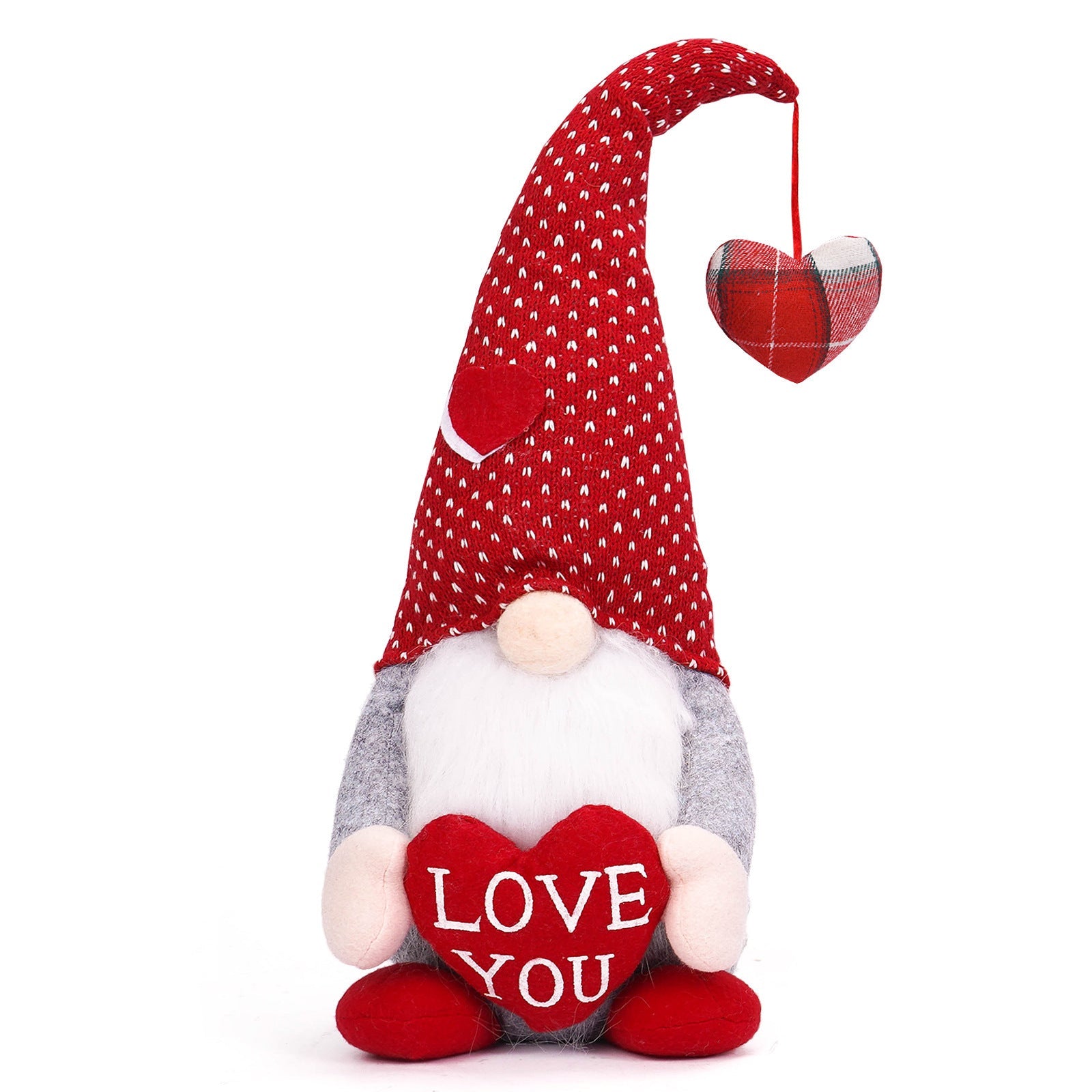 KTX-632275 Cotton Stuffed Faceless Doll Pendant for Valentine's Day Gift