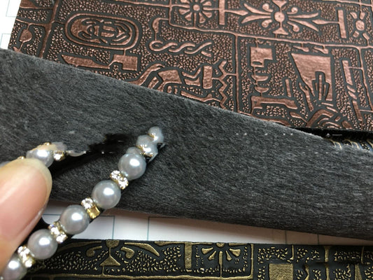 KTX-633427 Egyptian Antique Pattern PVC Leather Fabric for Multifunctional Use