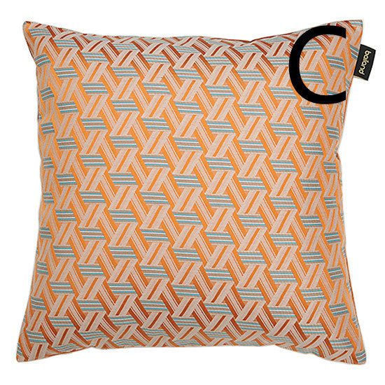 KTX-633427 Geometric Pattern Throw Pillow Case – Stylish Polyester Cushion Cover for Home Decor