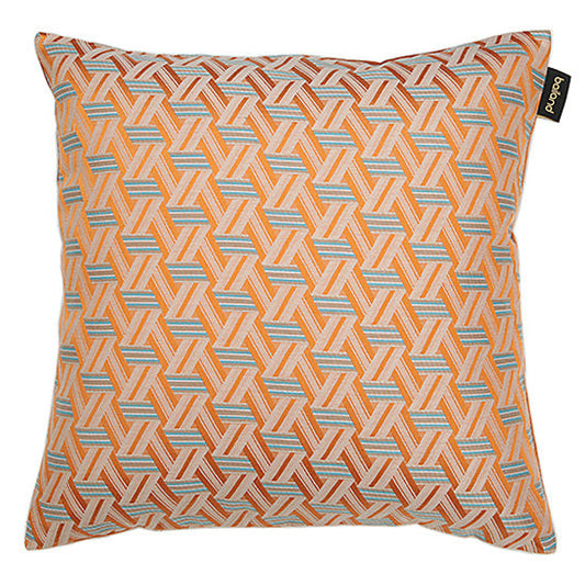 KTX-633427 Geometric Pattern Throw Pillow Case – Stylish Polyester Cushion Cover for Home Decor