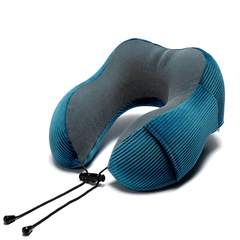 KTX-633427 U-Shaped Memory Foam Pillow with Magnetic Stripe Design - 30x30x12 cm