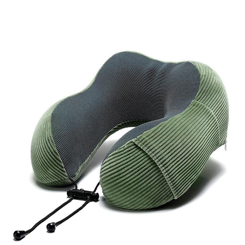 KTX-633427 U-Shaped Memory Foam Pillow with Magnetic Stripe Design - 30x30x12 cm